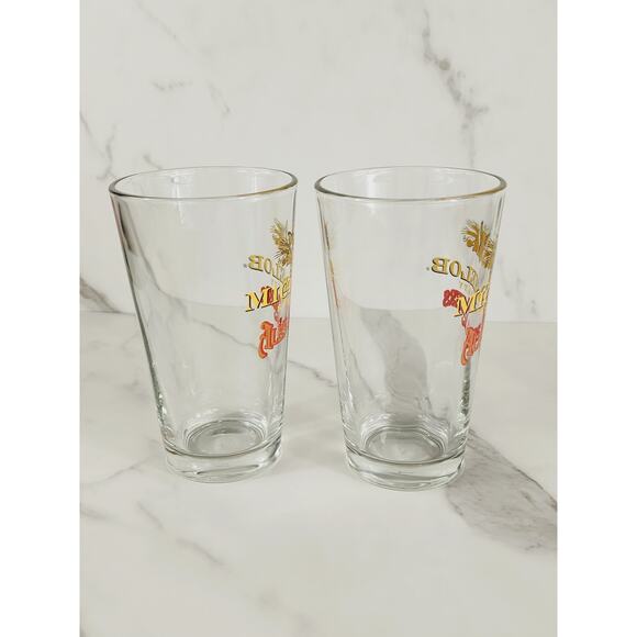 Michelob Beer Pint Clear Glass 16oz Specialty Ales Lagers Drinkware 5 1/2" x2 - Picture 7 of 12